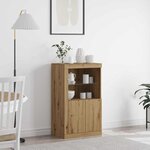 vidaXL Meuble d'appoint chêne artisanal 60 5 x 37 x 100 cm