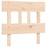 vidaXL Cadre de lit sans matelas 90x200 cm bois massif