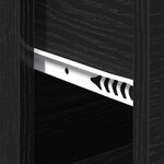 vidaXL Buffet avec tiroir Chêne Noir 60 x 39 x 80 cm Bois d'ingénierie