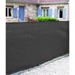 Brise-vue 1 x 3 m occultant 5/5 - HDPE 350 g/ m² - Anthracite