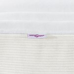 vidaXL Matelas à ressorts ensachés Crème 180x200x20 cm Medium Ferme Tissu