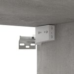 vidaXL Meubles TV 4 Pièces Gris béton 100x30x30 cm Bois d'ingénierie