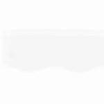 vidaXL Bande de auvent Blanc 2.3 x 0.2 m Toile