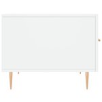 vidaXL Tables basses 2 Pièces blanc 50x50x40 cm bois d'ingénierie