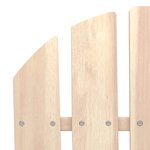 vidaXL Chaise de jardin Adirondack avec table Bois de sapin massif