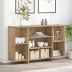 vidaXL Buffet chêne artisanal 120 x 30 x 75 cm Bois d'ingénierie