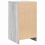 vidaXL Buffet Sonoma gris 40 x 40.5 x 75 cm Bois d'ingénierie