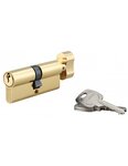 THIRARD - Cylindre de serrure à bouton  35Bx25mm  anti-arrachement  laiton  3 clés