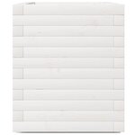 vidaXL Jardinière blanc 70x40x49 5 cm bois de pin massif