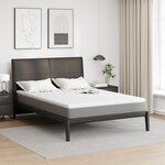 vidaXL Coussins de Matelas Blanc 140 x 190 cm Polyester sans colle