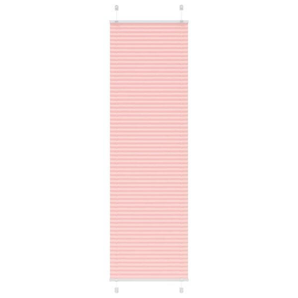 vidaXL Store plissé rose 60x200 cm largeur du tissu 59 4 cm polyester