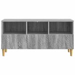 vidaXL Meuble TV 102 x 34 5 x 50 cm Sonoma gris Bois d'ingénierie
