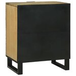 vidaXL Cabinet de chevet avec tiroir Marron 50 x 33 x 60 cm