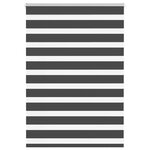 vidaXL Store zèbre noir 95x100 cm largeur du tissu 90 9 cm polyester