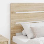 vidaXL Tête de lit Chêne Sonoma 80 cm Bois d'ingénierie