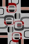 Tapis d'intérieur GULLI 80 x 150 cm - Rouge