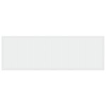 Table de Jardin vidaXL Blanche 300x100x73 cm Poly Rattan