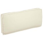 vidaXL Coussin de palette pour sièges/dossiers crème 120 x 50 x 12 cm  en tissu Oxford