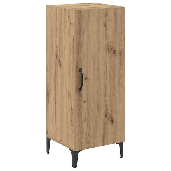 vidaXL Buffet chêne artisanal 34 5 x 34 x 90 cm Bois d'ingénierie