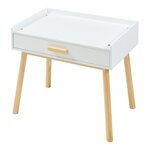 Ensemble de bureau et chaise pour enfants naturel blanc 03_0009409