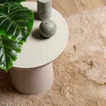 vidaXL Tapis Shaggy à poils longs NAVARRA beige 130x200 cm polyester