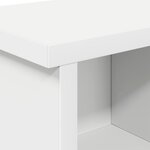vidaXL Porte-manteau mural Blanc 100 x 16 x 26 cm Bois d'ingénierie