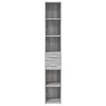vidaXL Buffet haut sonoma gris 30x42 5x185 cm bois d'ingénierie