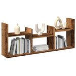 vidaXL Armoire murale 100x18x40 cm vieux bois bois d'ingénierie