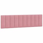 vidaXL Lit avec matelas Hanko rose 180x200 cm velours