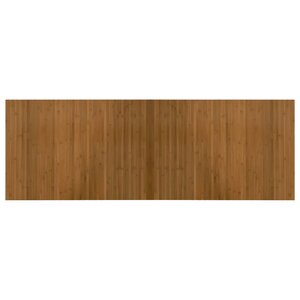 vidaXL Tapis rectangulaire marron 70x200 cm bambou
