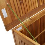 vidaXL Boîte de rangement de jardin 90x50x58 cm bois d'acacia massif