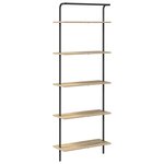 vidaXL Étagère Chêne sonoma 60 x 24 x 168 cm Bois d'ingénierie