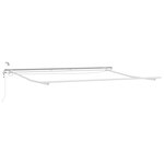 vidaXL Auvent rétractable automatique avec LED anthracite et blanc