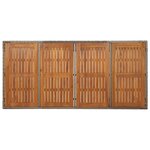 vidaXL Ensemble à manger de jardin 9 Pièces coussins gris résine tressée