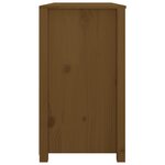 vidaXL Armoire latérale Marron Miel 100x40x72 cm Bois de pin massif