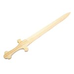 2 épée de chevalier en bois à décorer 50 cm