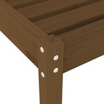 vidaXL Chaises longues lot de 2 199 5x60x74 cm bois massif de pin