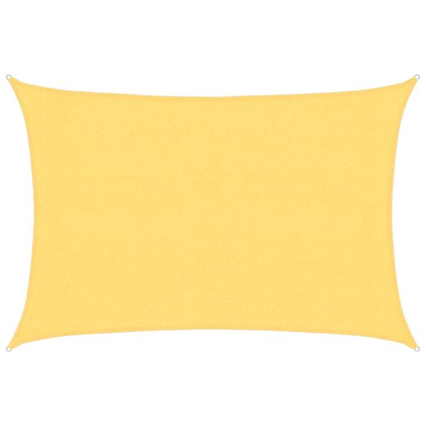 vidaXL Voile d'ombrage 160 g/m² Beige 3x4 5 m PEHD