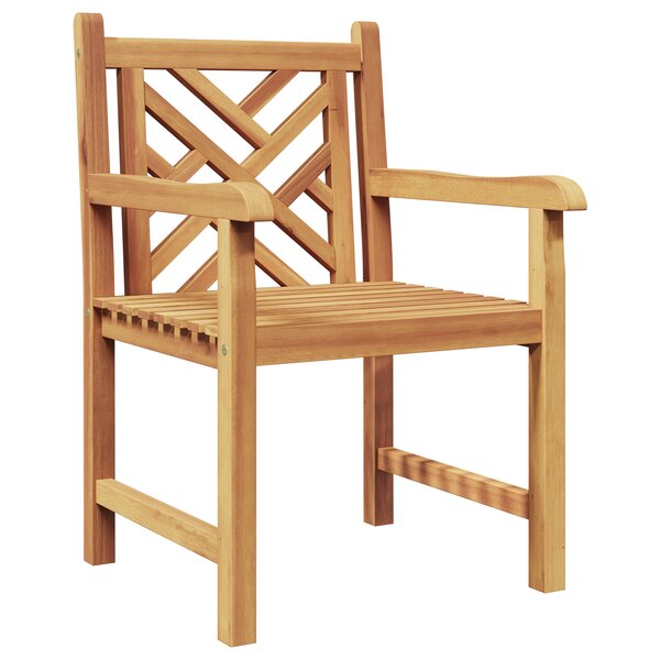 vidaXL Chaises de jardin 2 Pièces Marron 58 x 60 x 90 cm