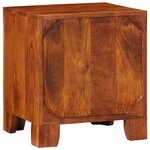 vidaXL Table de chevet 40x35x45 cm bois d'acacia massif