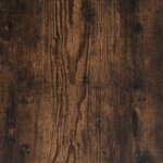 vidaXL Banc de rangement chêne fumé 42x42x46 cm bois d'ingénierie