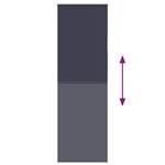 vidaXL Store enrouleur occultant largeur du tissu 80 7 cm polyester