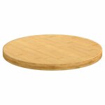 vidaXL Dessus de table Ø40x2 5 cm bambou