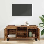 vidaXL Meuble TV Bois Ancien 104 x 35 x 50 cm Bois d'ingénierie