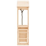 vidaXL Maisonnette de jeu avec mur d'escalade bois massif de pin