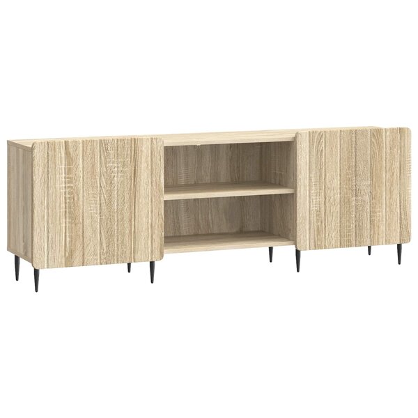 vidaXL Meuble TV Chêne Sonoma 150 x 31 x 52 cm Bois d'ingénierie