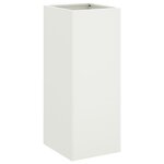 vidaXL Jardinière blanc 32x29x75 cm acier