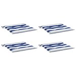 vidaXL Coussins de chaise de jardin lot de 4 50x50x4 cm
