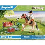 Playmobil - 70516 - cavalier et poney connemara