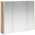 vidaXL Armoire Miroir de Salle de Bain Chêne artisan